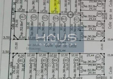 VENTA LOTE BARRIO EL SOL FERNANDEZ ORO, RIO NEGRO