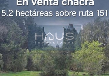 VENTA CHACRA 4 ESQUINAS CIPOLLETTI, RIO NEGRO